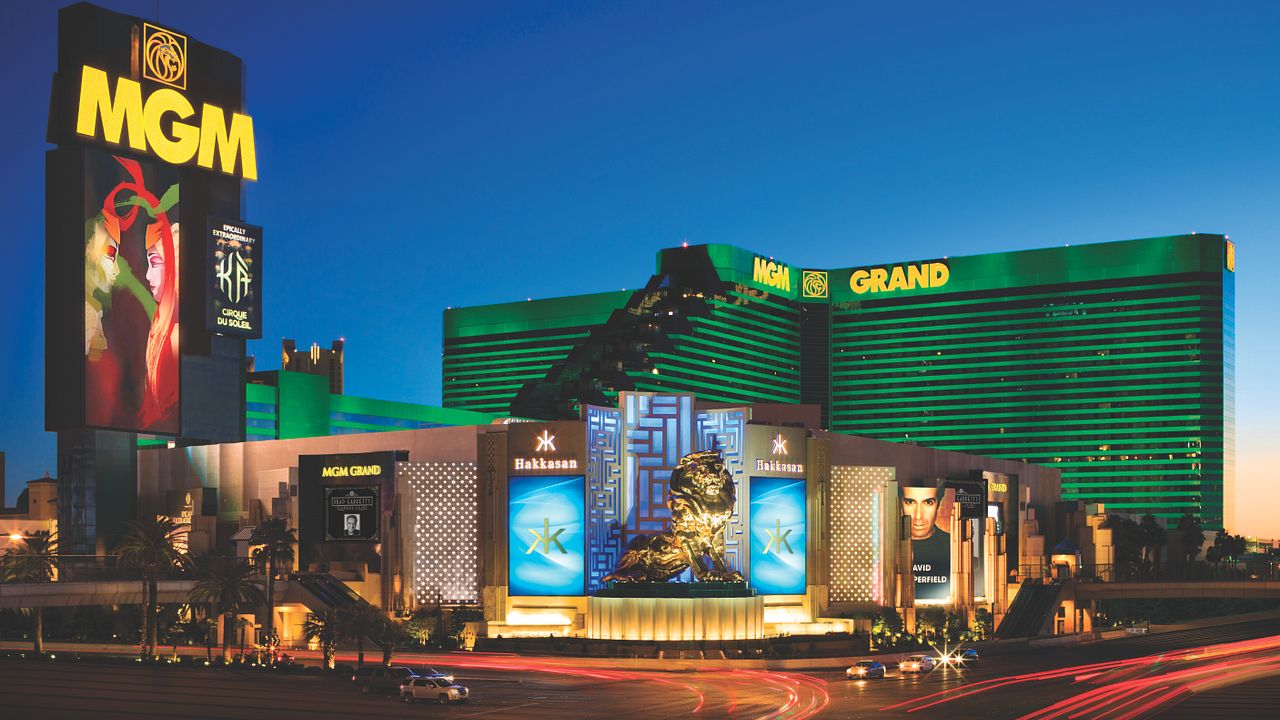 MGM Grand hotel, pictured in MGM's BetMGM UK launch announcement